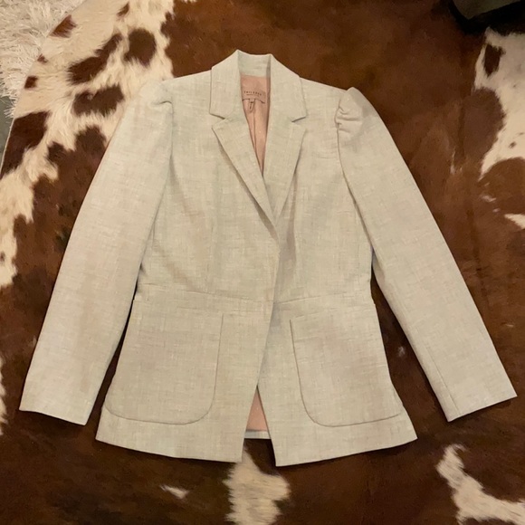 Rebecca Taylor Jackets & Blazers - Rebecca Taylor Tailored gray blazer